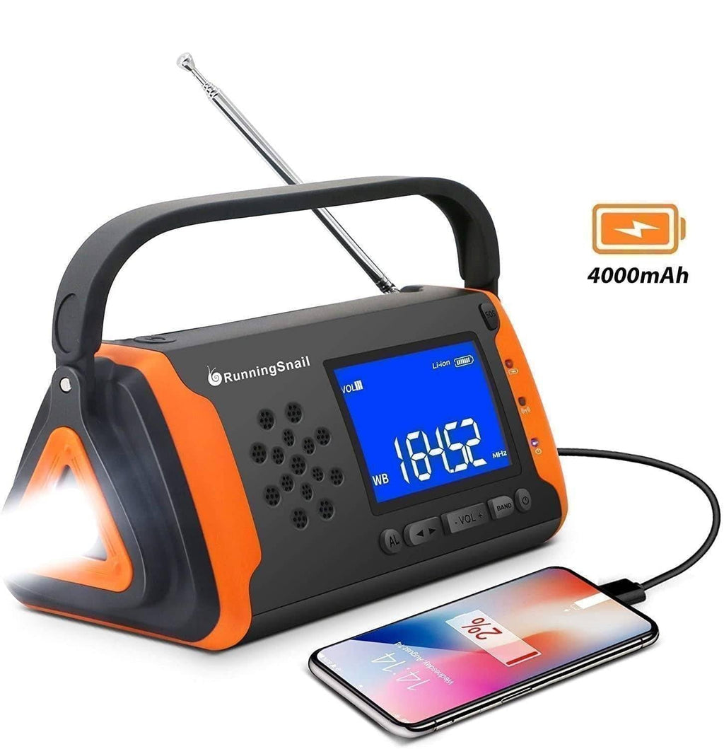 Emergency Solar Radio with Flashlight and Power Bank – Portable Design - Lamylie