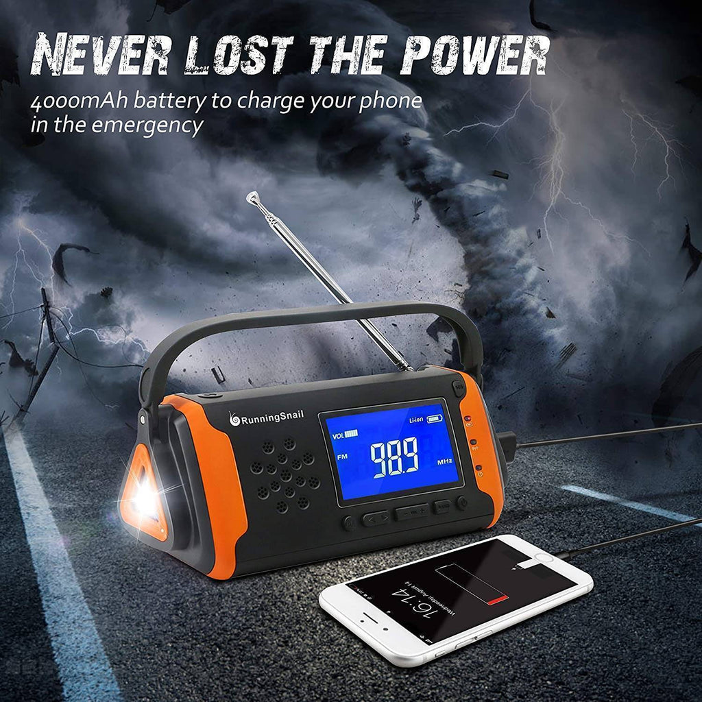 Emergency Solar Radio with Flashlight and Power Bank – Portable Design - Lamylie