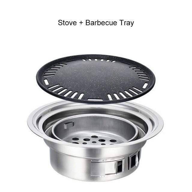 Outdoor Cooking Charcoal BBQ Grill – Portable Stainless Steel Design - Lamylie