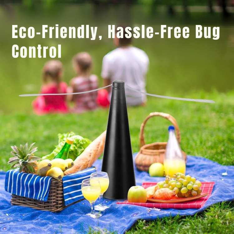 Outdoor Dining Fly Repellent Fan - Portable Tabletop Design - Lamylie