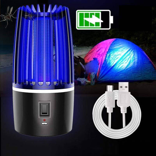 2-in-1 Mosquito Zapper and LED Lamp – Rechargeable USB Portable Device - Lamylie