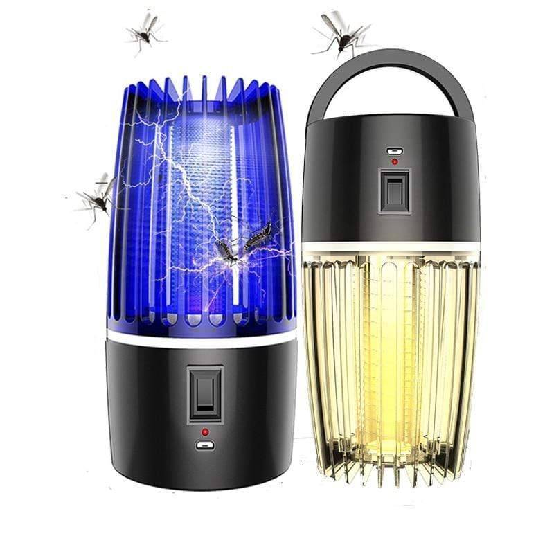 2-in-1 Mosquito Zapper and LED Lamp – Rechargeable USB Portable Device - Lamylie