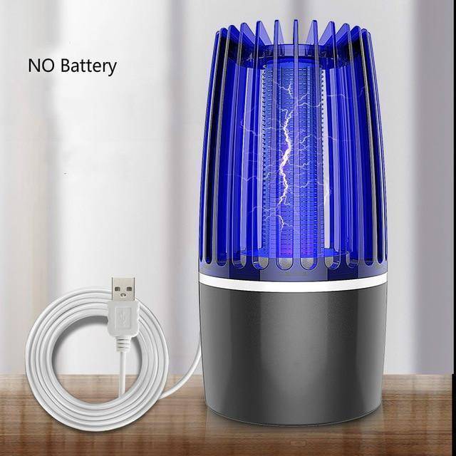 2-in-1 Mosquito Zapper and LED Lamp – Rechargeable USB Portable Device - Lamylie