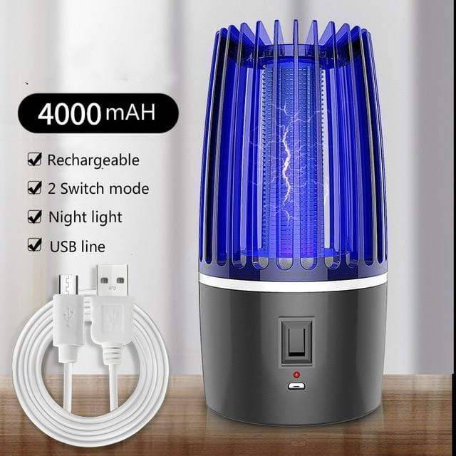 2-in-1 Mosquito Zapper and LED Lamp – Rechargeable USB Portable Device - Lamylie