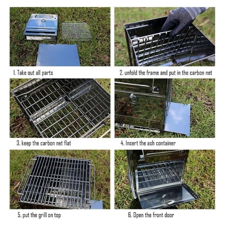 Outdoor Cooking Stove – Portable Wood Burner for Camping - Lamylie