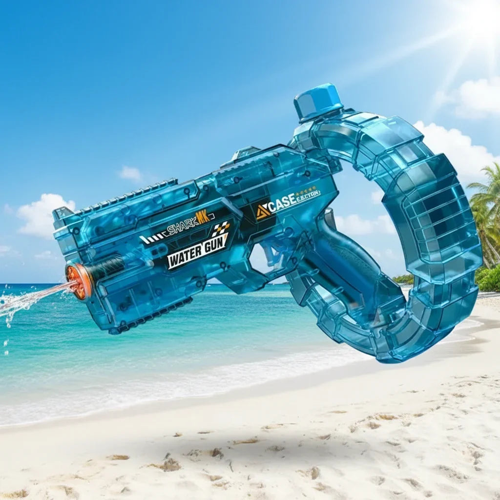 Electric Water Gun for Kids | Fun Outdoor Toy with Large Reservoir for Summer Water Fun - Lamylie