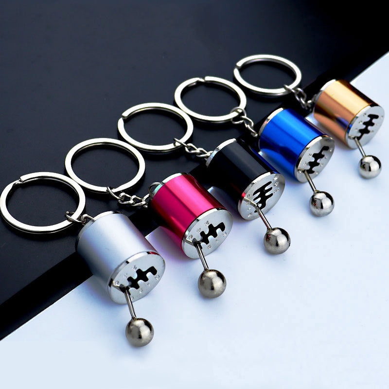 Sleutelhanger met handgeschakelde versnellingspook | Realistisch ontwerp met 6 versnellingen voor autoliefhebbers - Lamylie