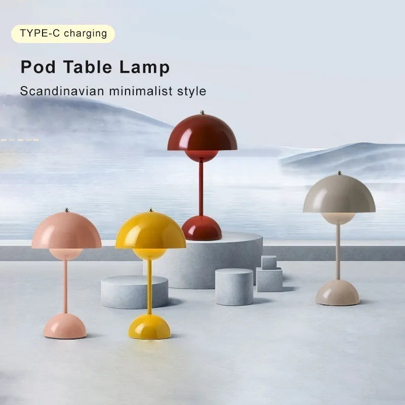 Funghi Lights | USB rechargeable + dimmable in 3 levels - Lamylie