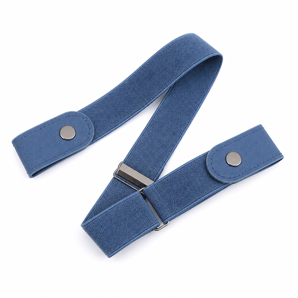 FlexiStride – Cintura elasticizzata senza fibbia con chiusura a pressione invisibile - Lamylie