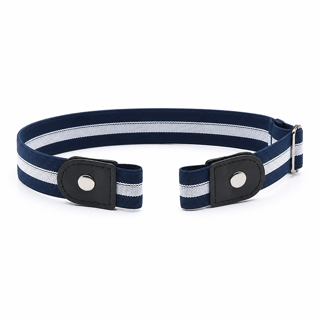 FlexiStride – Cintura elasticizzata senza fibbia con chiusura a pressione invisibile - Lamylie
