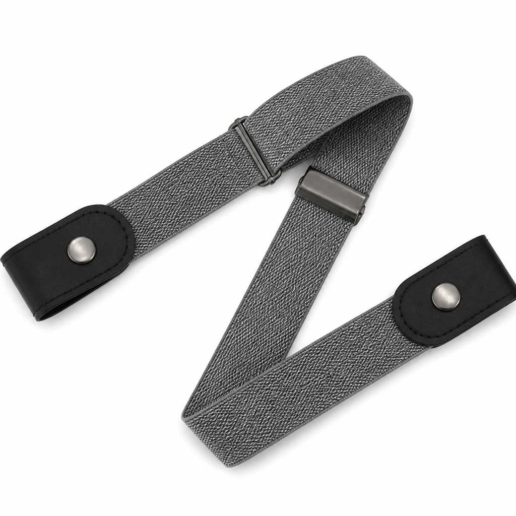 FlexiStride – Cintura elasticizzata senza fibbia con chiusura a pressione invisibile - Lamylie