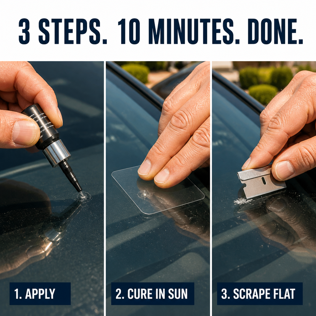 CrystalSeal — Seal Rock Chips and Stop Cracks From Spreading in 10 Minutes - Lamylie
