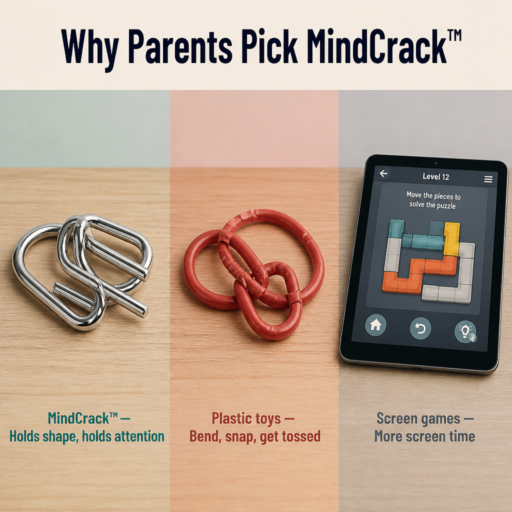 MindCrack — Pull Them Off The Screen With 8 Hands-On Metal Brain Puzzles - Lamylie