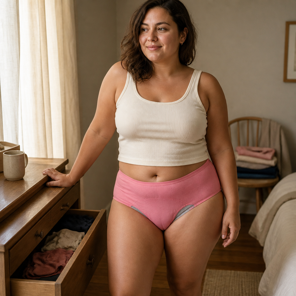 Lunelle – Leak-Proof Breathable Mid-Rise Briefs (Pack of 6, Assorted Colors) - Lamylie