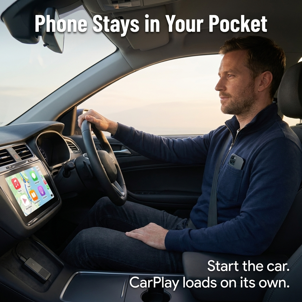 DriveFlow — 5–15 秒内让 CarPlay 或 Android Auto 实现无线连接 - Lamylie