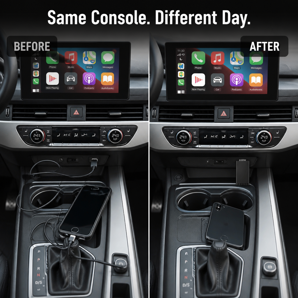 DriveFlow — 5–15 秒内让 CarPlay 或 Android Auto 实现无线连接 - Lamylie
