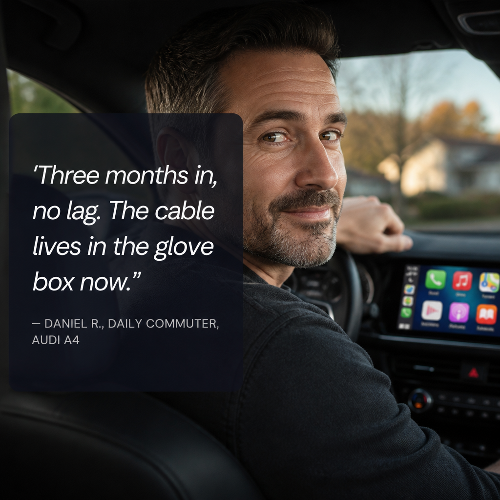 DriveFlow — 5–15 秒内让 CarPlay 或 Android Auto 实现无线连接 - Lamylie