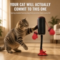 PouncePulse — Burn Off Indoor Cat Energy with Spring-Loaded Boxing Action - Lamylie