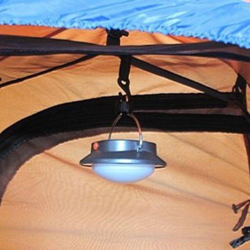 LED svítilna na kempování s dobíjecí baterií a stínidlem – Lamylie