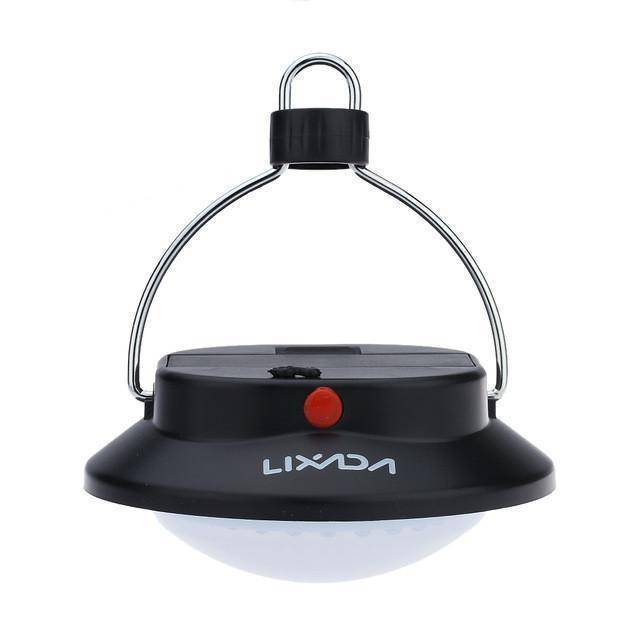 LED svítilna na kempování s dobíjecí baterií a stínidlem – Lamylie