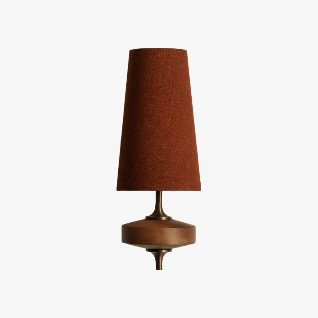 Retro Wall Lamp with Fabric Shade | Vintage Lighting for Bedroom - Lamylie
