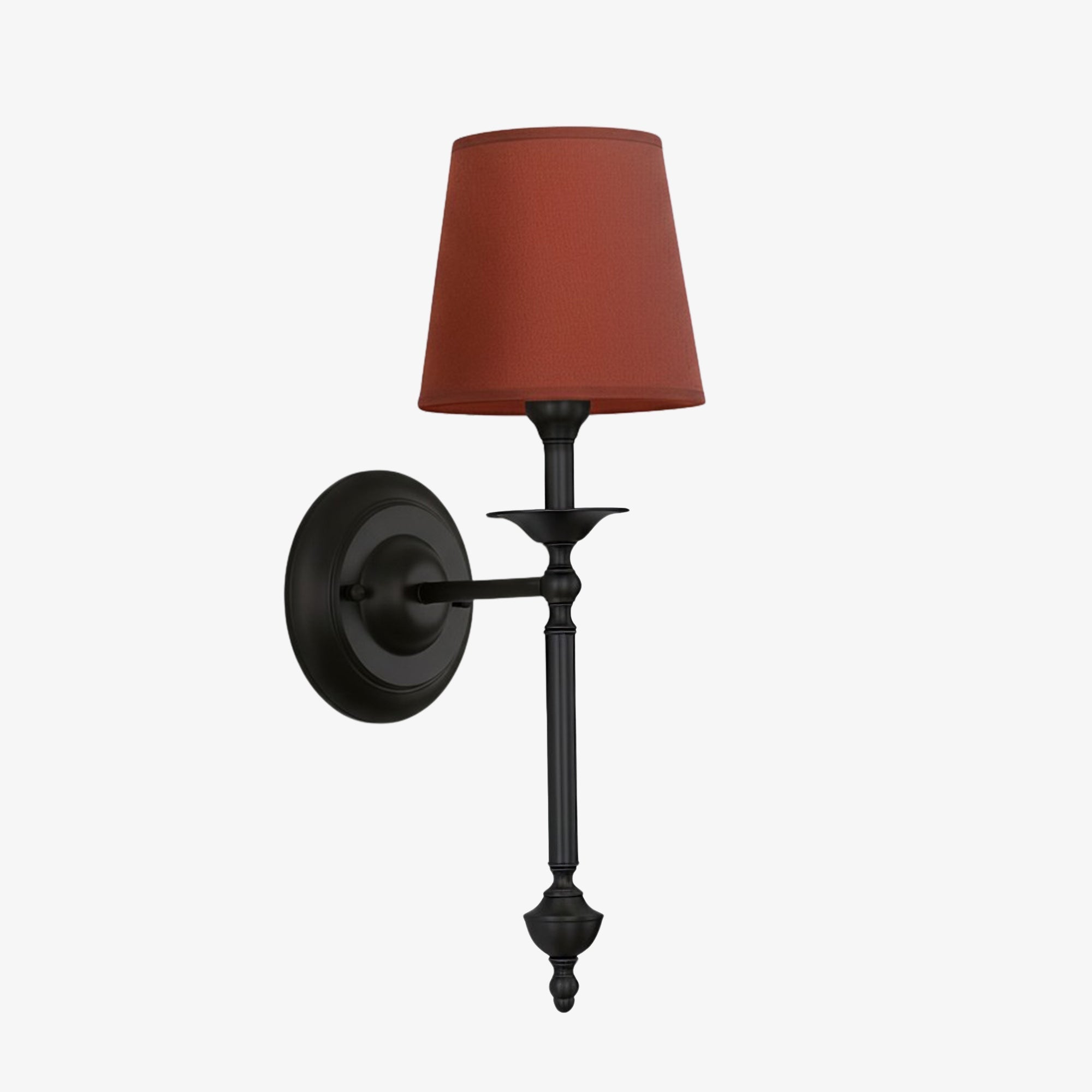 Fabric Wall Lamp with Vintage Copper Finish | Atmospheric Lighting for Hall, Bedroom, and Living Room - Lamylie