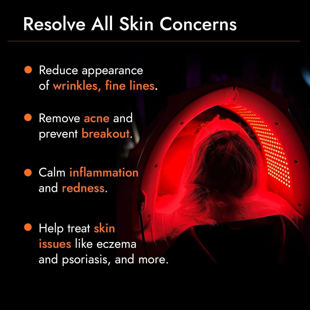 Light Therapy Device for Skin Care on Face and Body - Lamylie