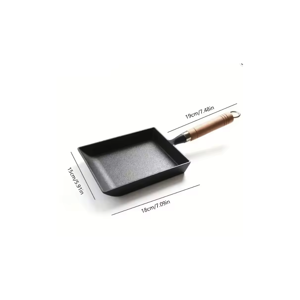 Gusseiserne Pfanne für Tamagoyaki – Japanisches Kochutensil - Lamylie