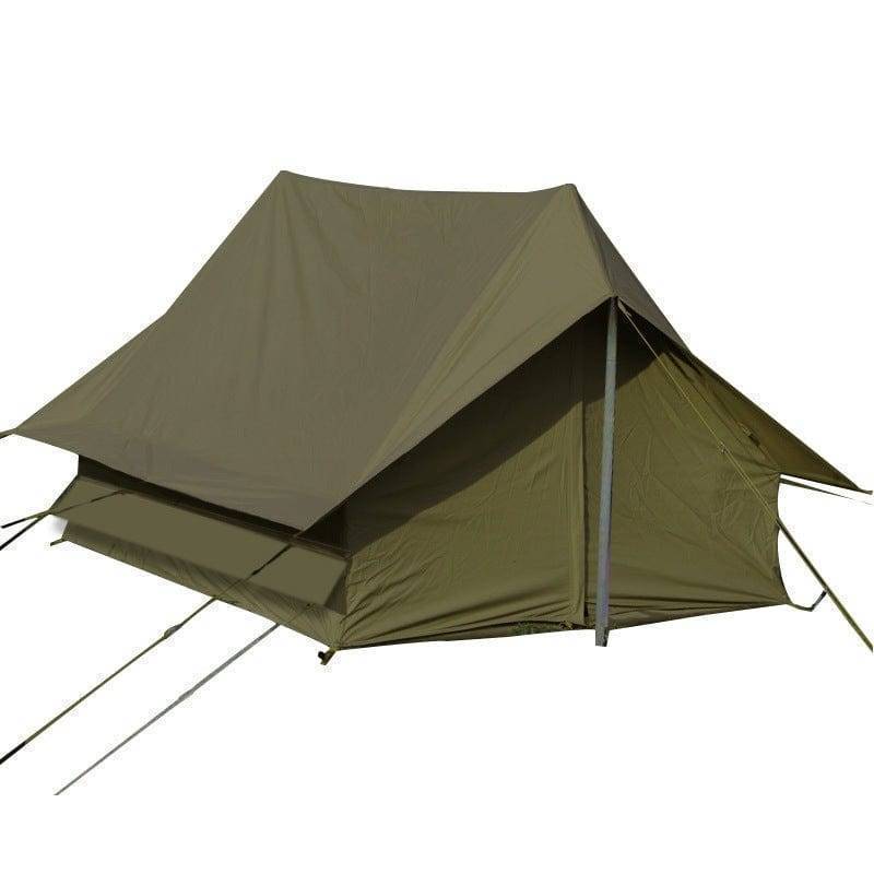 Tenda de cúpula verde para campismo ao ar livre – estilo retro - Lamylie