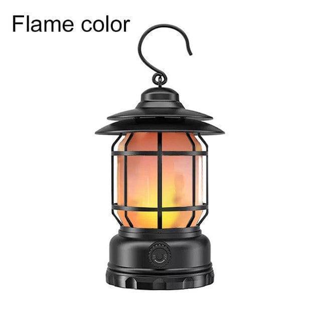 Rechargeable Camping Lantern with 3 Lighting Modes – Vintage Design - Lamylie