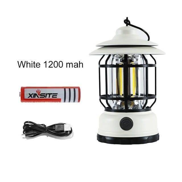 Rechargeable Camping Lantern with 3 Lighting Modes – Vintage Design - Lamylie