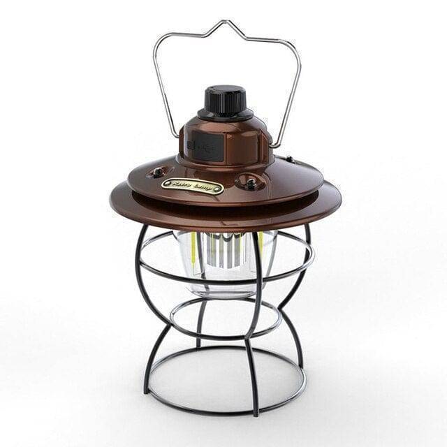 Rechargeable Camping Lantern with 3 Lighting Modes – Vintage Design - Lamylie