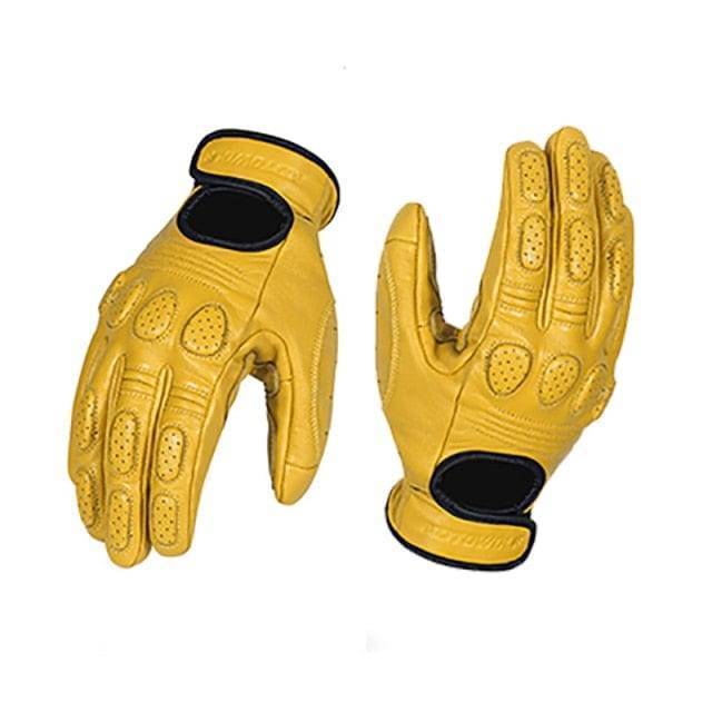 Guanti classici in pelle di pecora per motociclismo - Lamylie