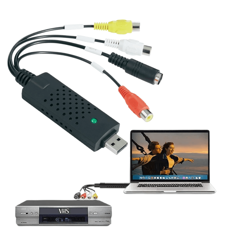 Konwerter VHS na format cyfrowy z funkcją odtwarzania i nagrywania | Przywróć wspomnienia z kaset wideo - Lamylie