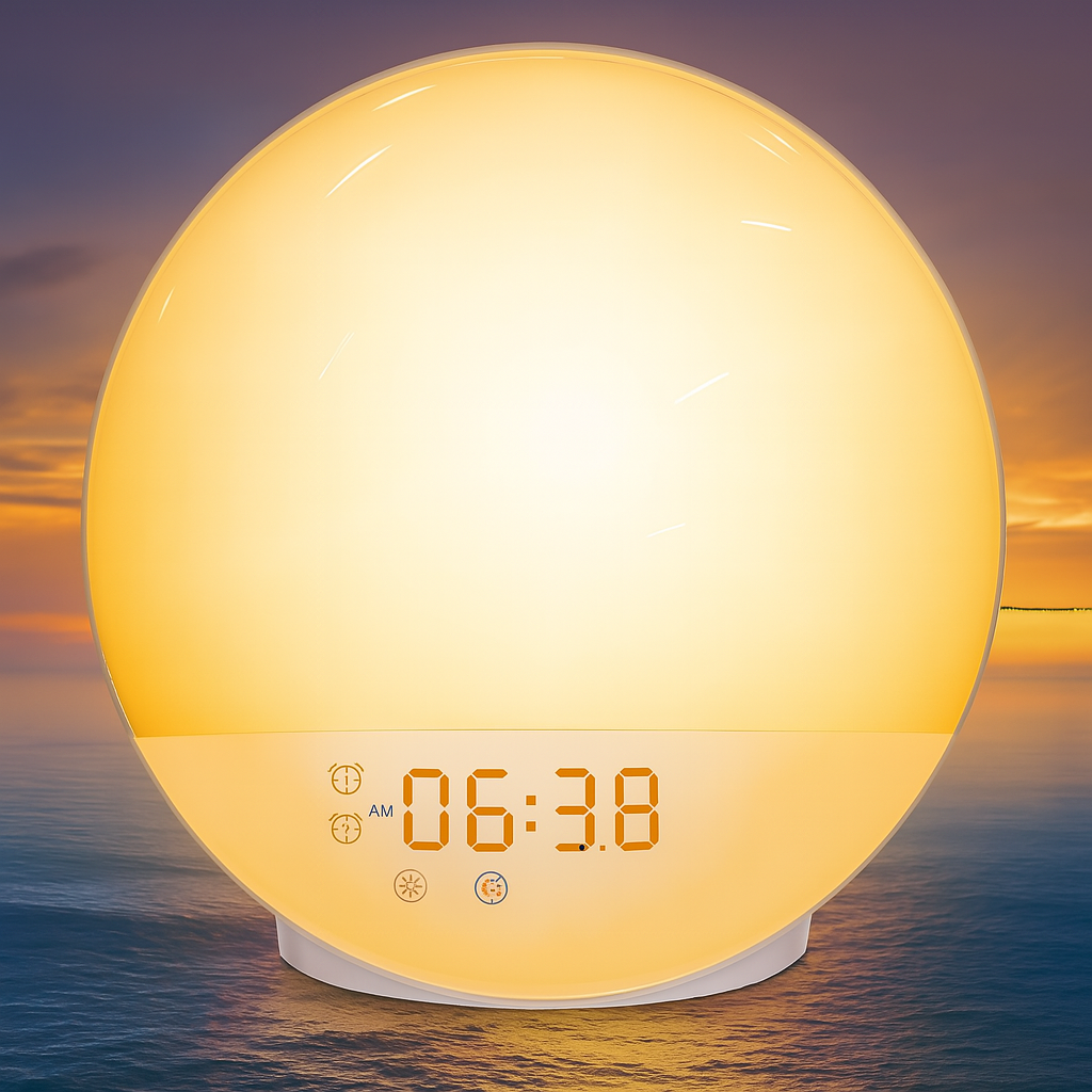 Smart Alarm Clock with Sunrise Simulation and Light Therapy功能 - Lamylie