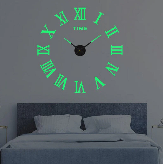 Modern Wall Clock Featuring 3D Raised Numbers Design - Lamylie
