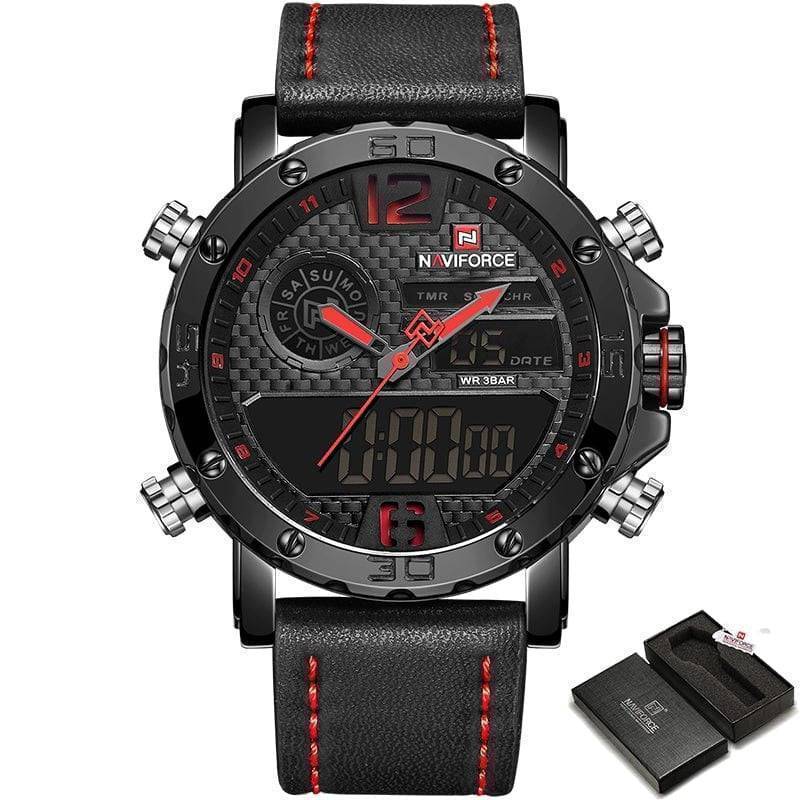 Men's Sport Watch with Dual Displays for Active Lifestyles - Lamylie