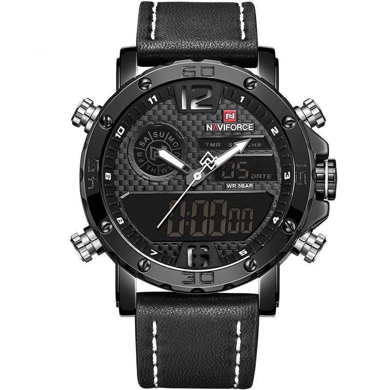 Men's Sport Watch with Dual Displays for Active Lifestyles - Lamylie