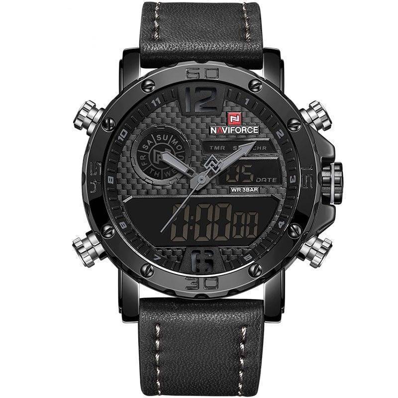 Men's Sport Watch with Dual Displays for Active Lifestyles - Lamylie
