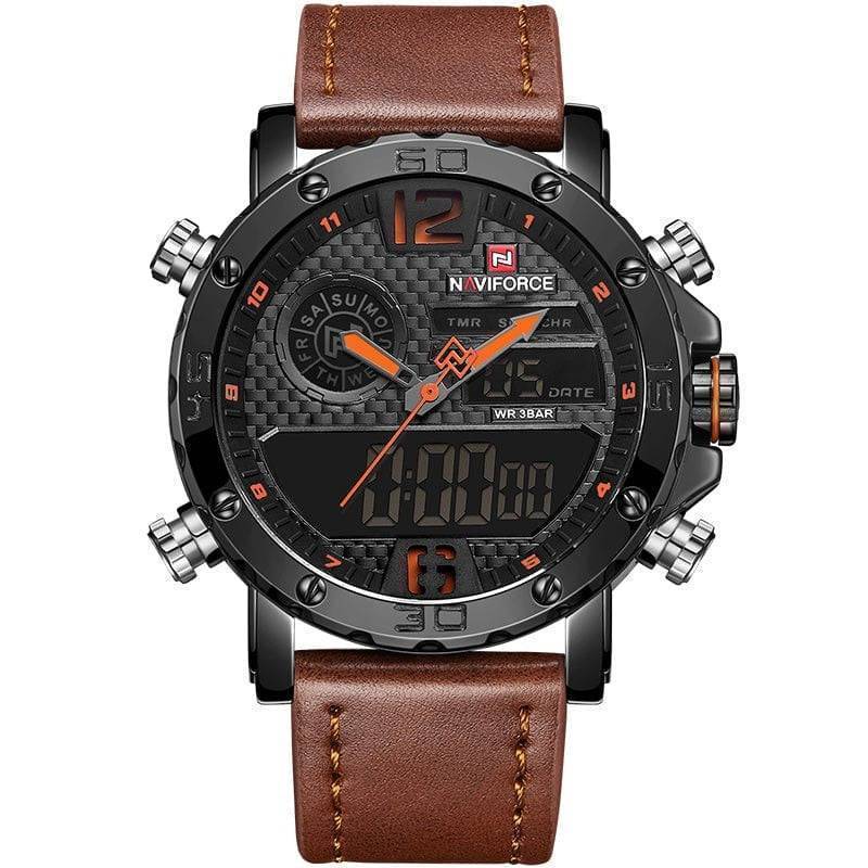 Men's Sport Watch with Dual Displays for Active Lifestyles - Lamylie