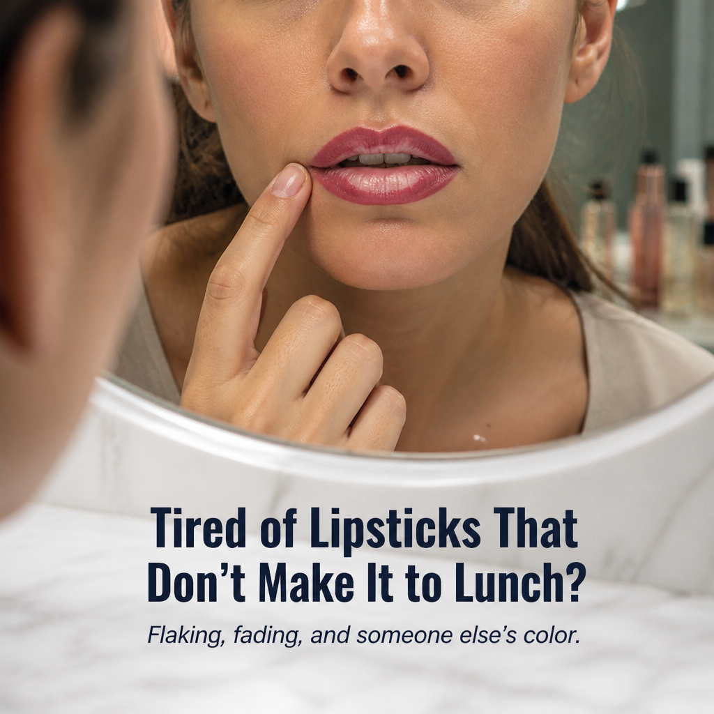 LipAura — Watch Glitter Melt Into Your Own Personalized Pink Shade - Lamylie