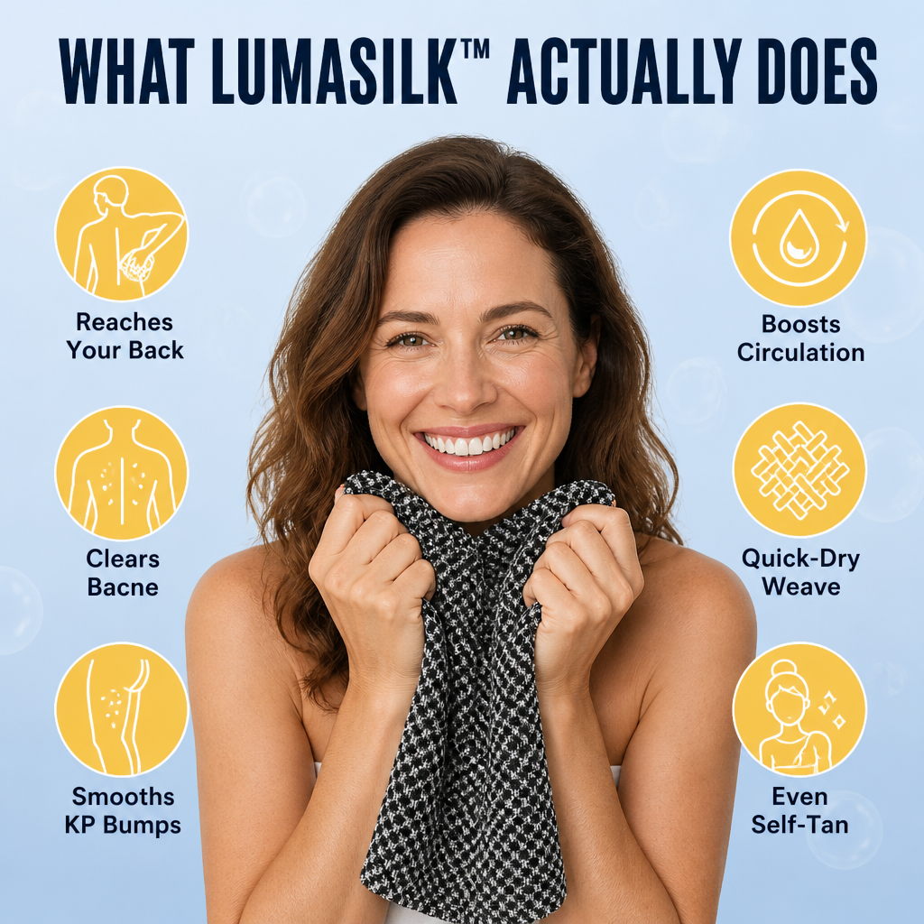 LumaSilk — Beende unebene Arme, Rückenakne und Erdbeerhaut in 90 Sekunden – Lamylie
