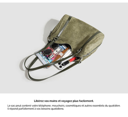 Sac Cabas Femme en Daim