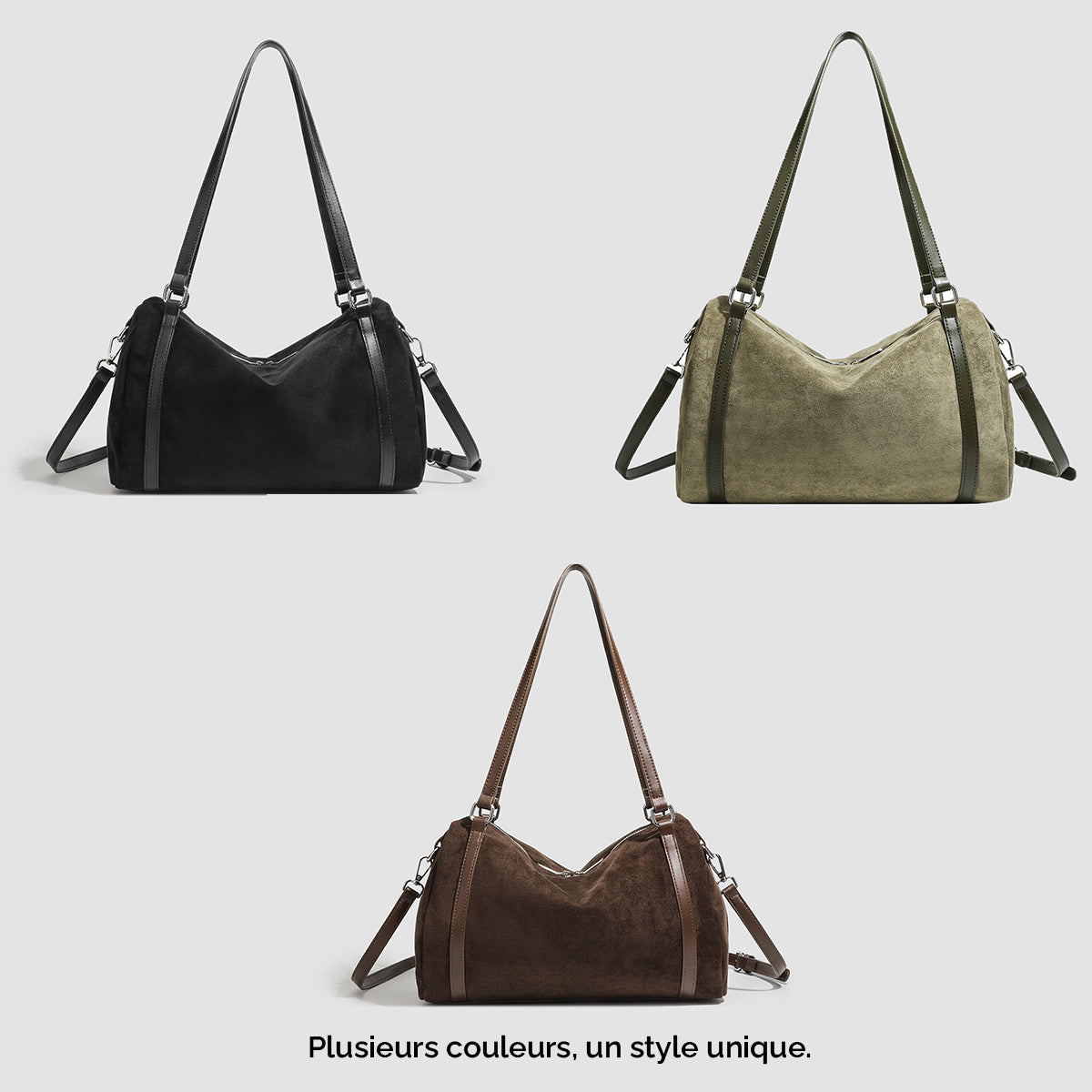 Sac Cabas Femme en Daim