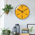 Minimalist Design Wall Clock for Quiet Environments - Lamylie