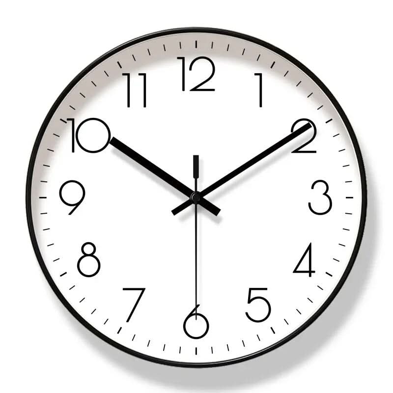 Minimalist Design Wall Clock for Quiet Environments - Lamylie