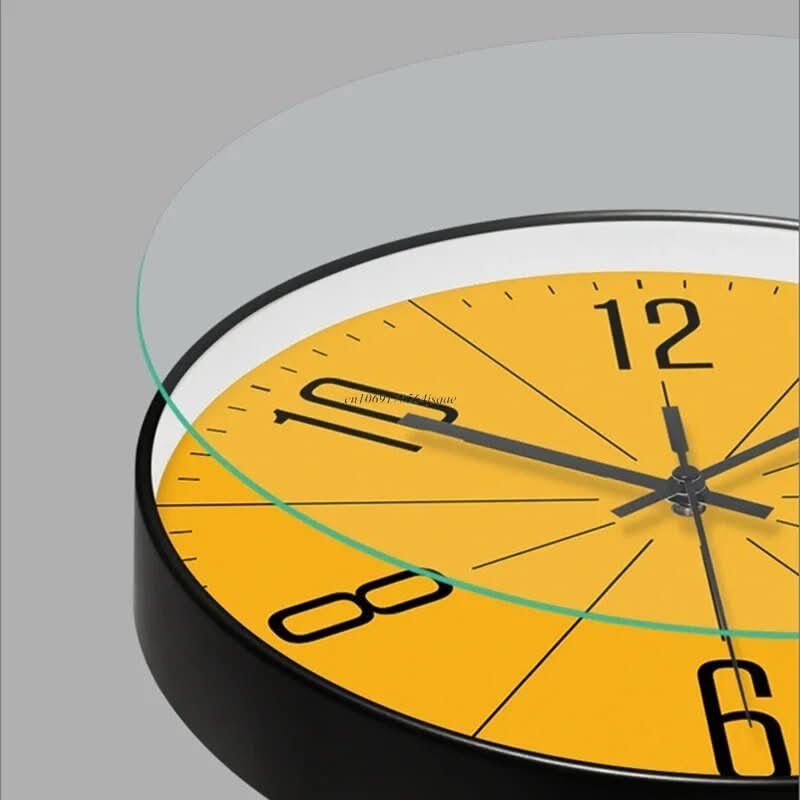 Minimalist Design Wall Clock for Quiet Environments - Lamylie