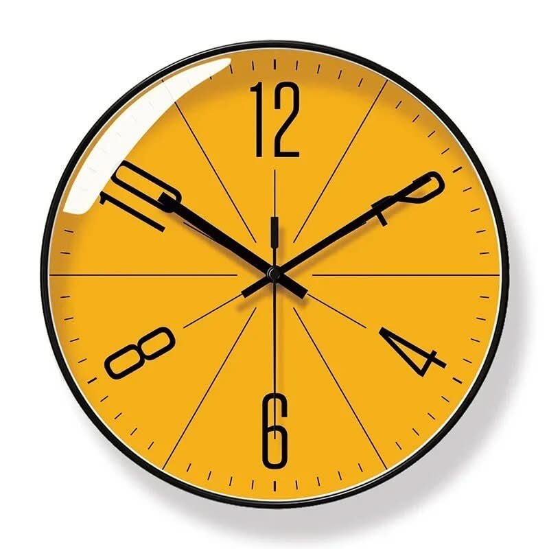 Minimalist Design Wall Clock for Quiet Environments - Lamylie