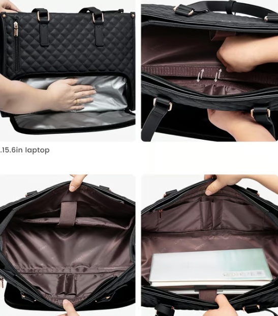Isoleret laptop- og madtaske - Lamylie