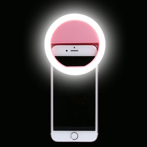 Luce ad anello LED a clip per foto e video – Illuminazione portatile per selfie e chiamate - Lamylie